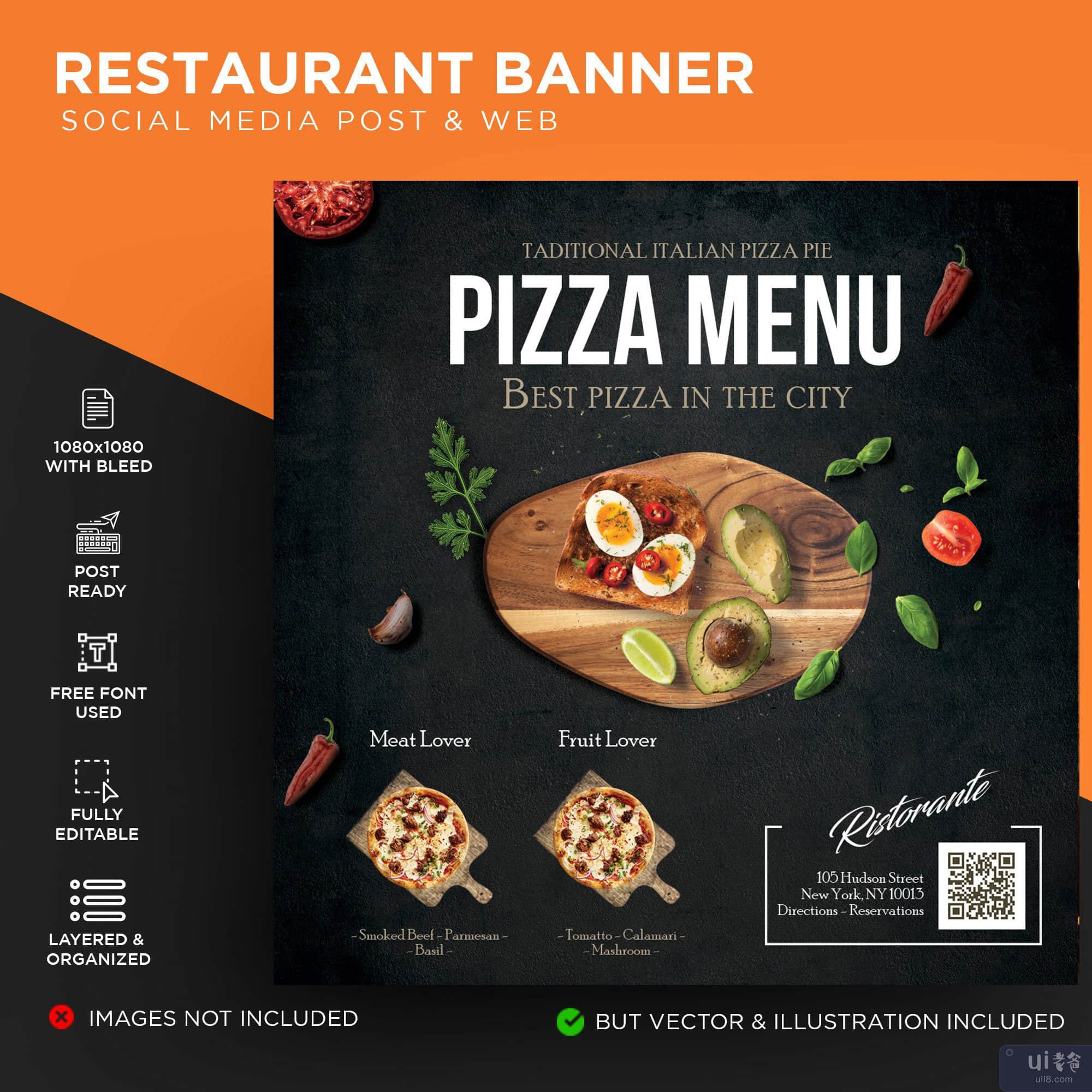 餐厅传单(Restaurant Flyer)插图