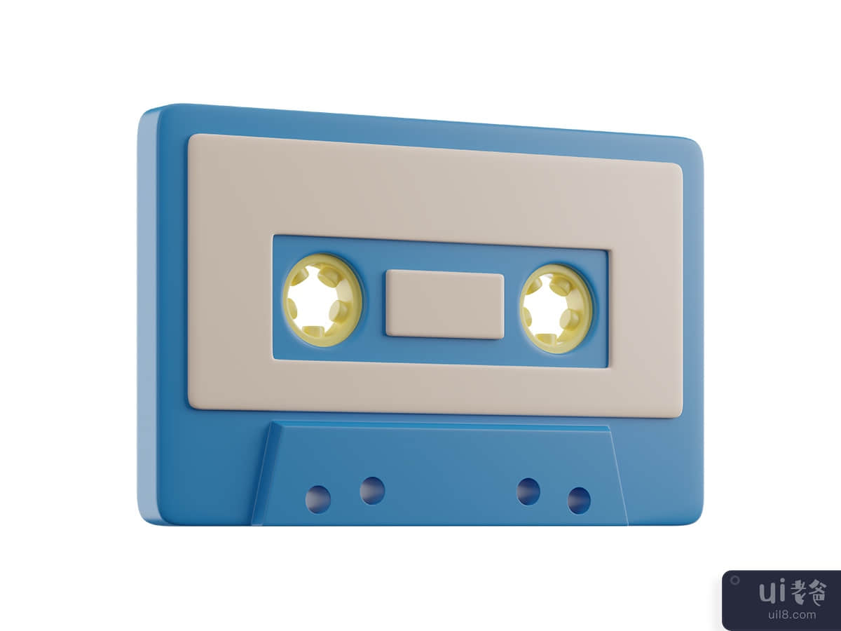 Cassette 3D Icon