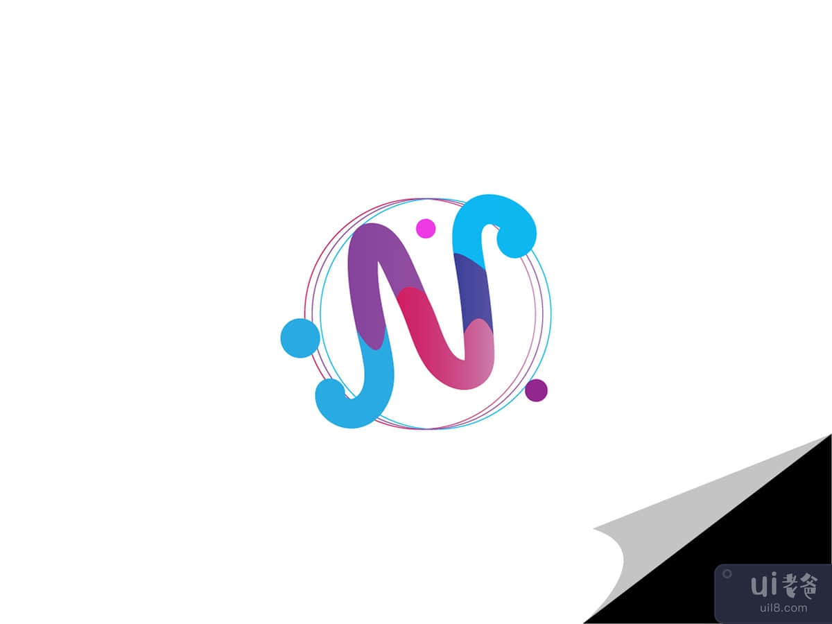 Letter N logo design