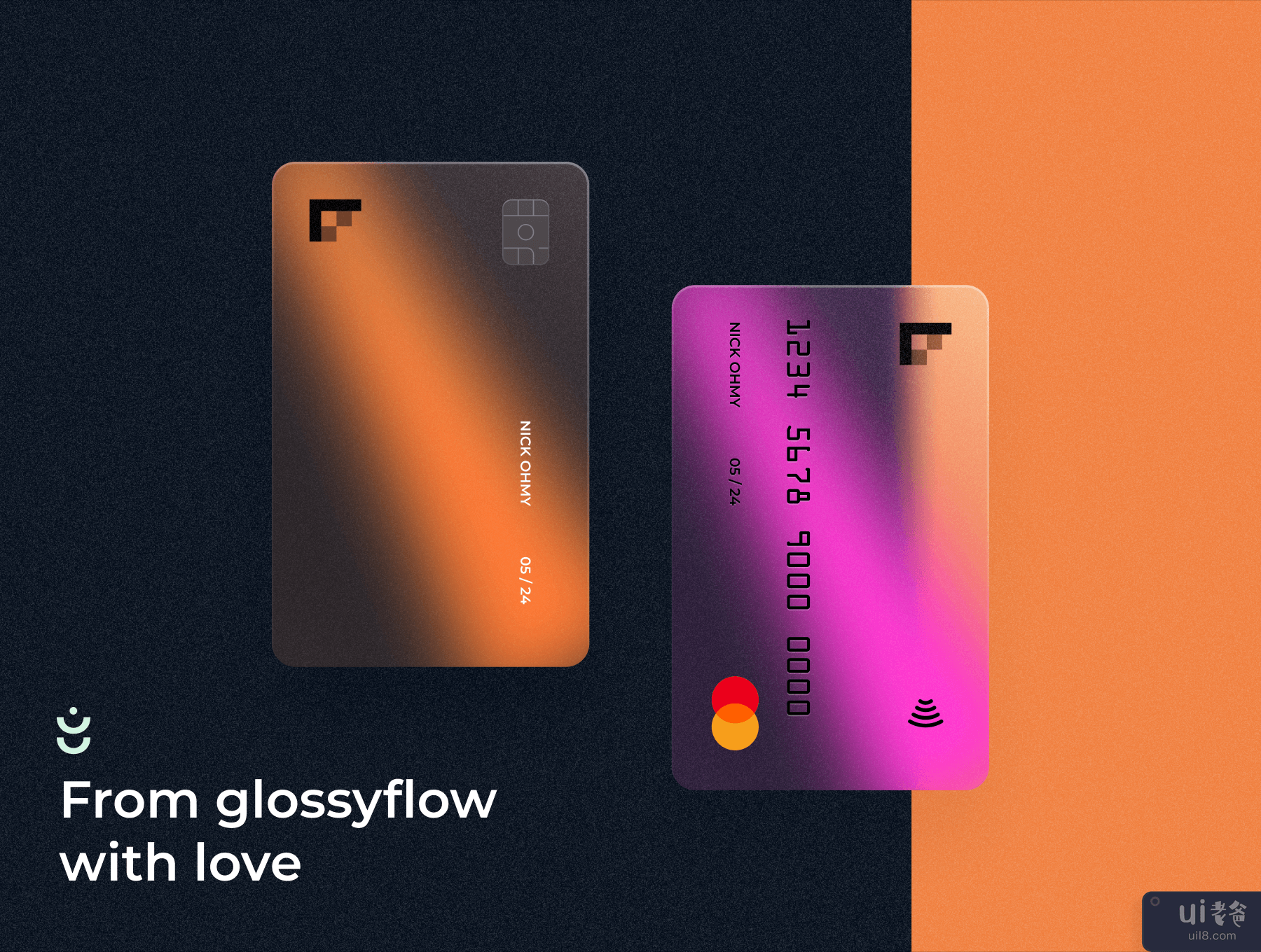 Figma 光面银行卡套件(Glossy Bank Card Kit for Figma)插图2