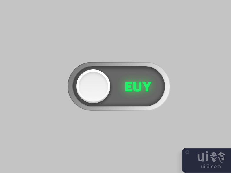 On Off Skeumorphic Toggle Switch Button Animation(On Off Skeumorphic Toggle Switch Button Animation)插图