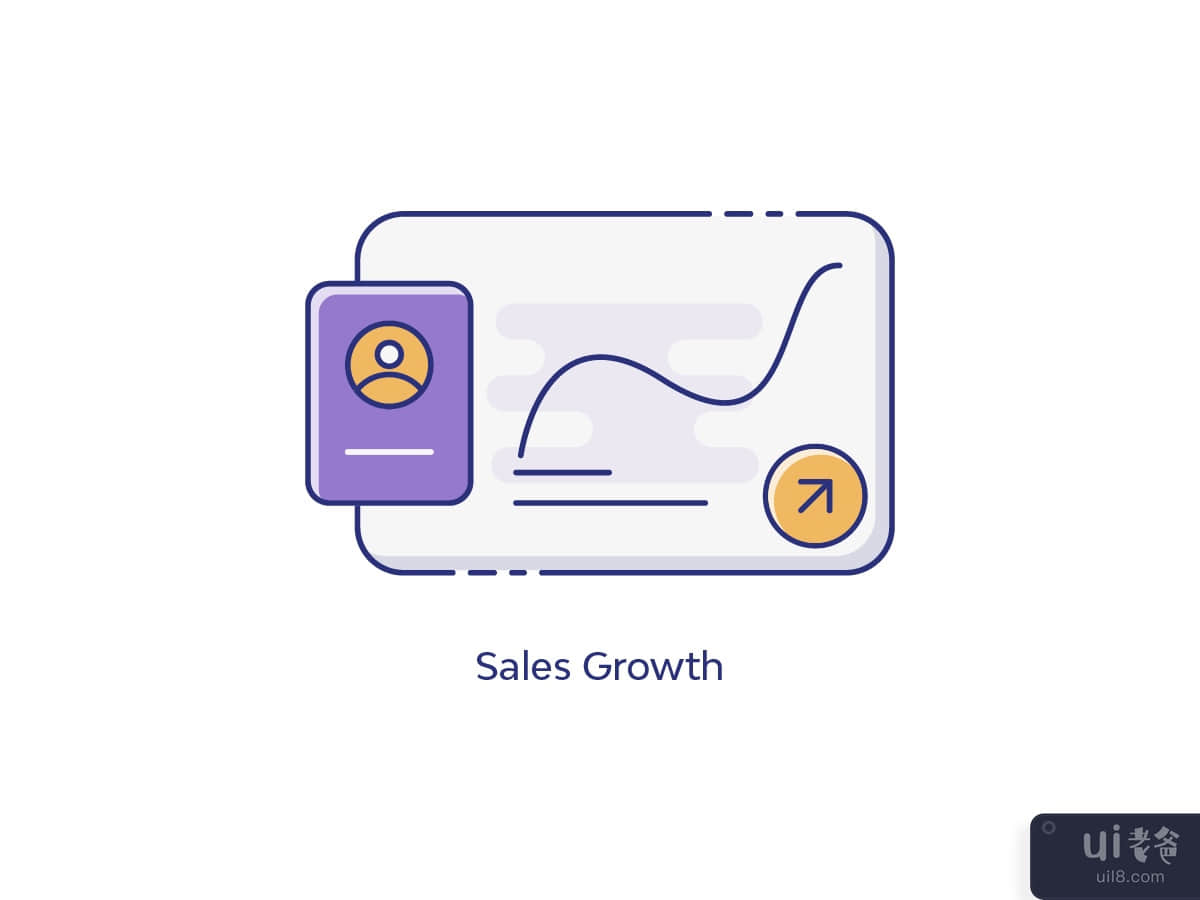 Sales Growth | Graph Illustration