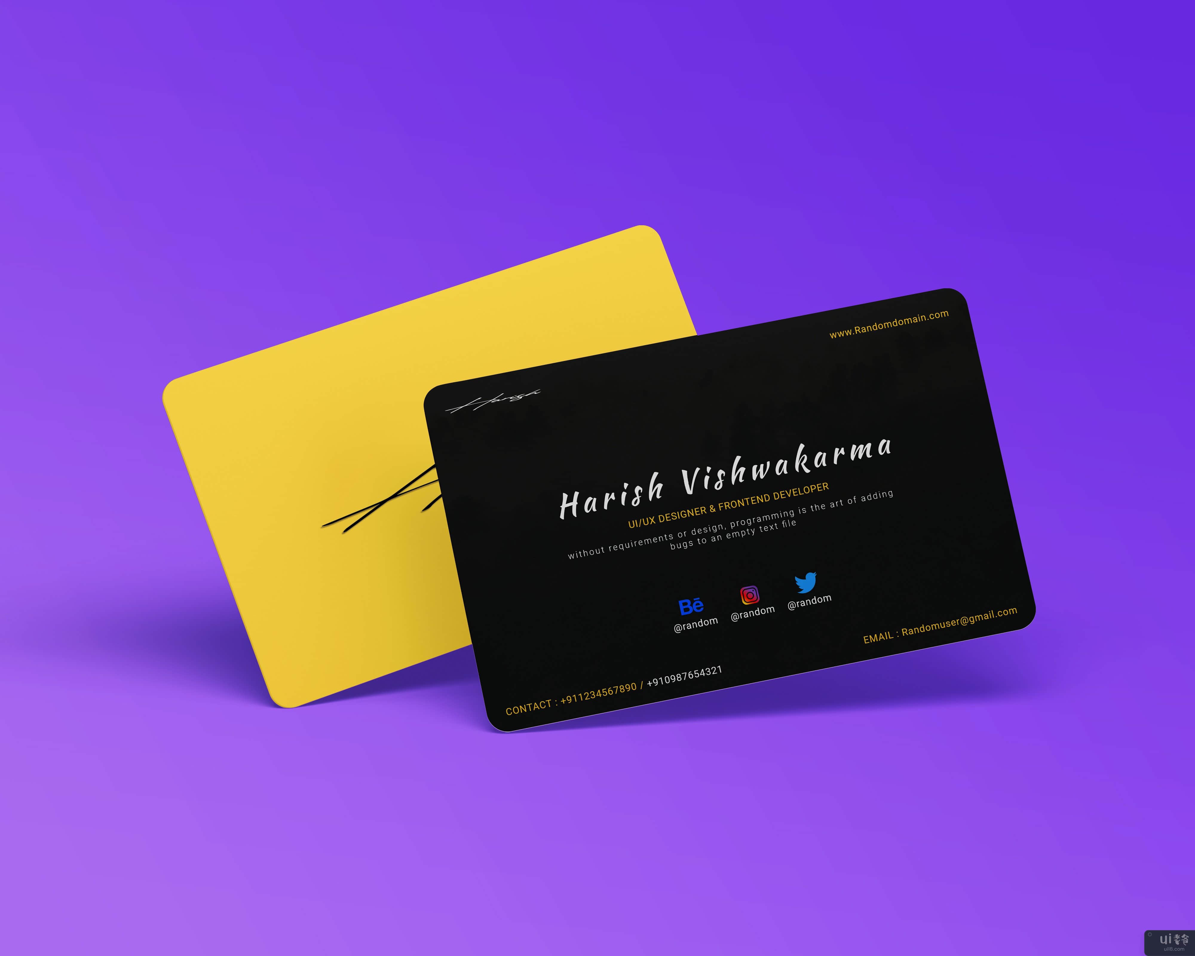 个人名片(Personal Business card)插图