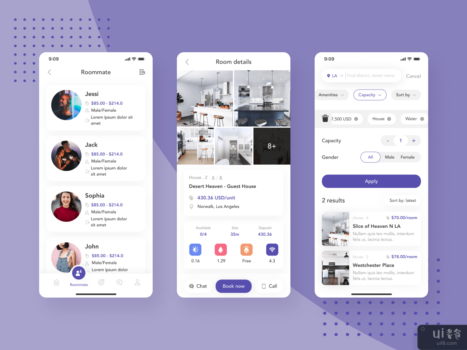 RentHouse - Simply Home Search Mobile App UI KIT #9