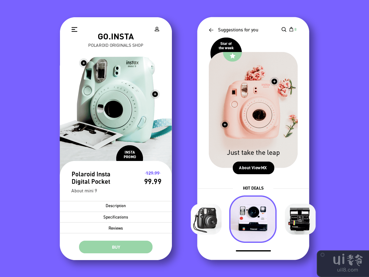 Camera Shop App Concept