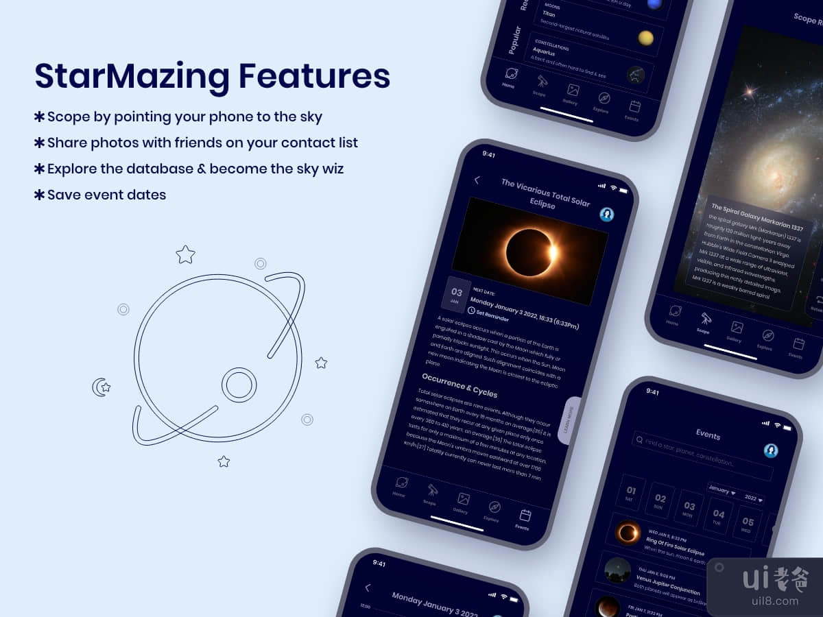 StarMazing - 令人惊叹的观星应用程序(StarMazing- The Amazing Stargazing App)插图