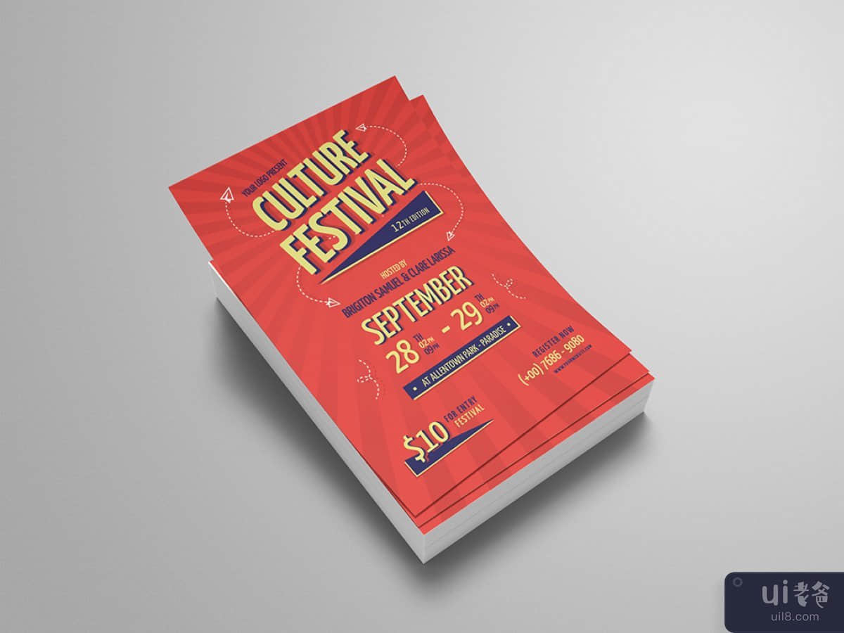 文化节传单(Culture Festival Flyer)插图