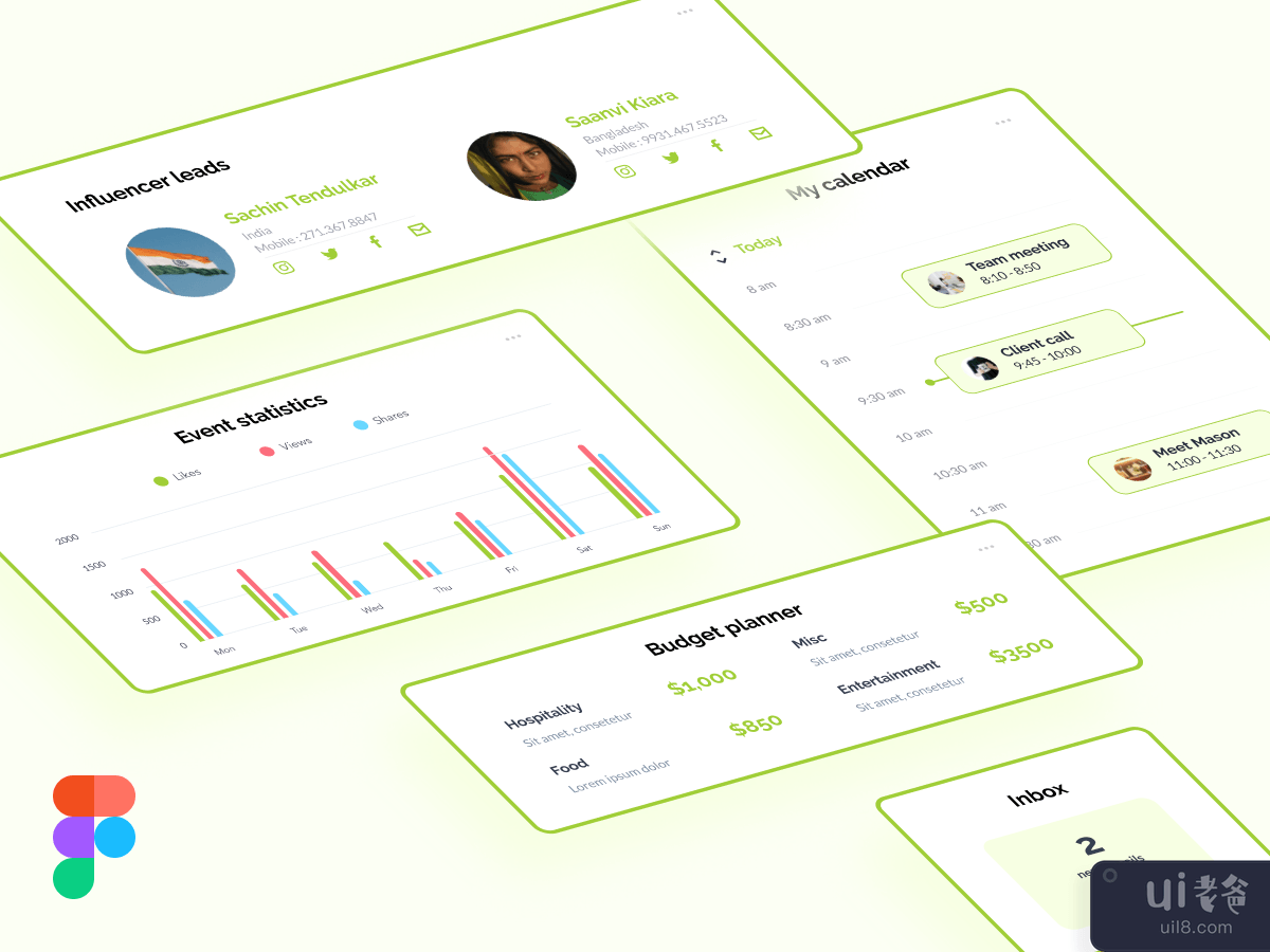 Event Management UI Components