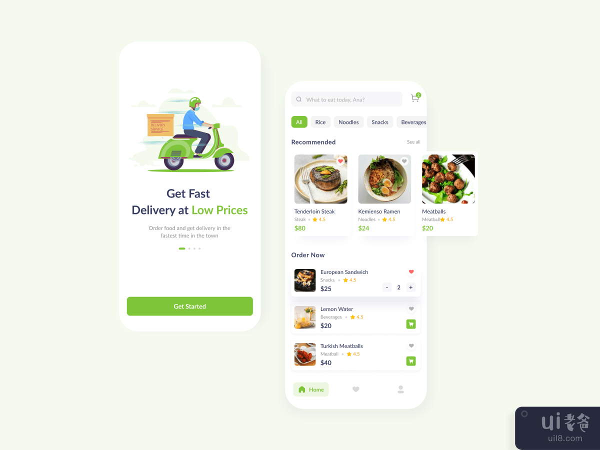 食品订购应用程序重新设计 Uber Eats(Food Ordering App Redesign Uber Eats)插图1