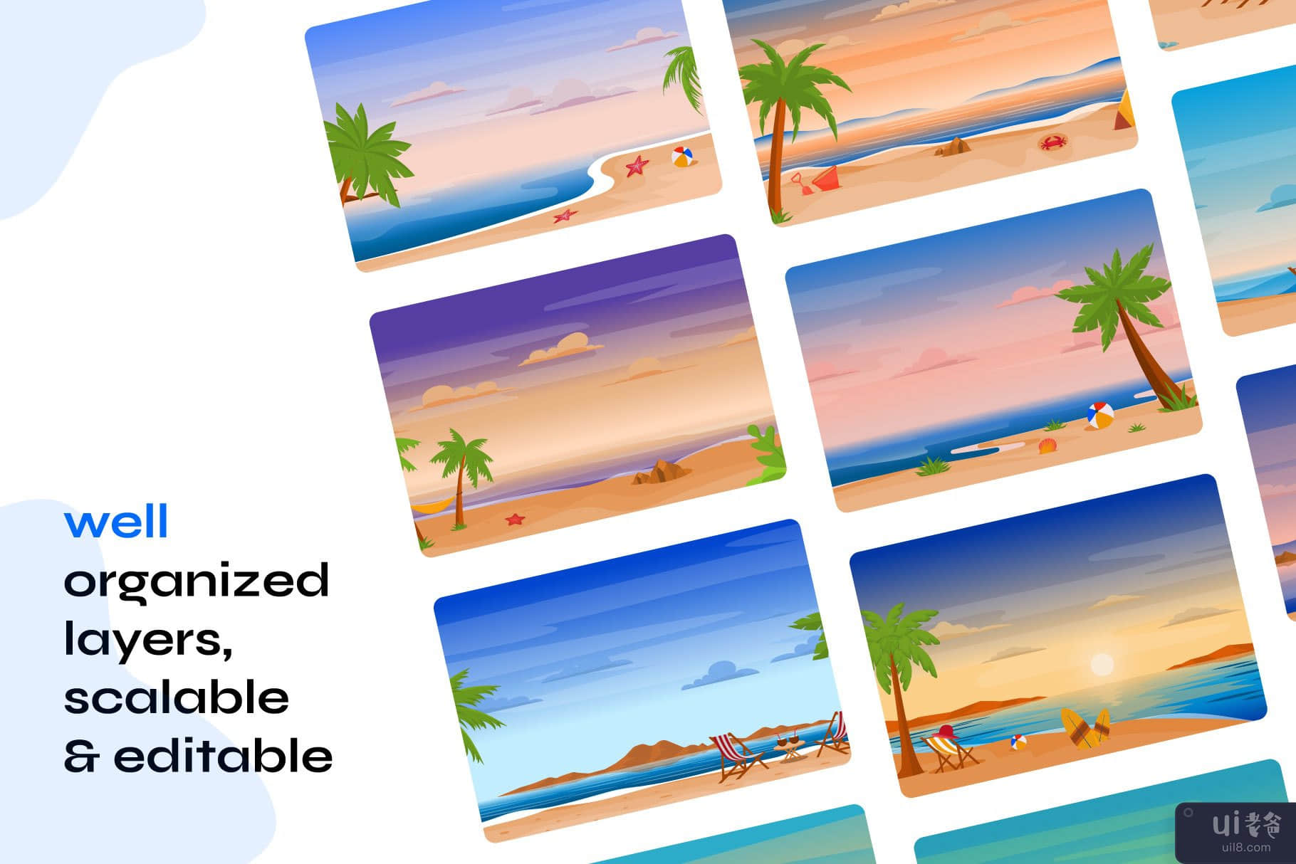 25个大海和海滩背景(25 Sea and Beach Backgrounds)插图9