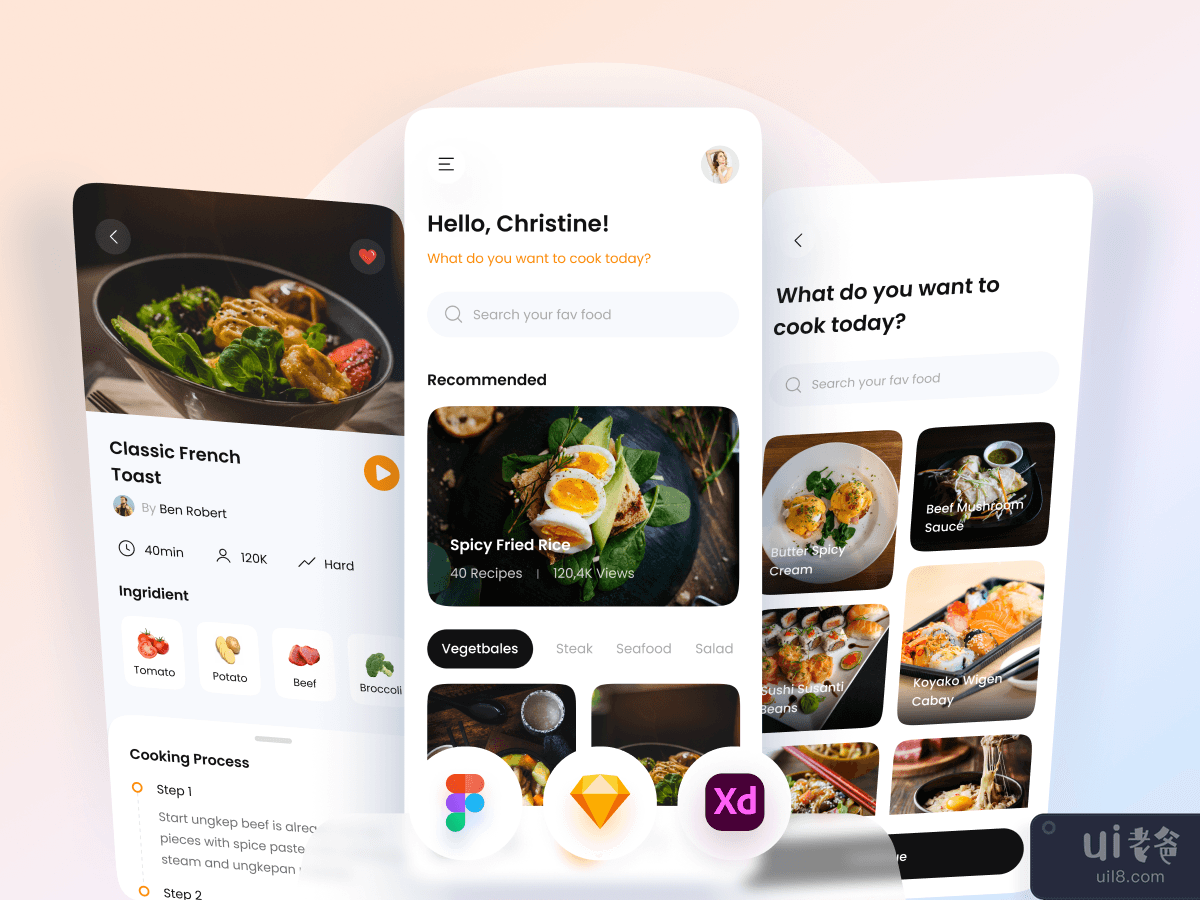 烹饪和食谱移动应用程序(Cooking and Recipes Mobile App)插图8