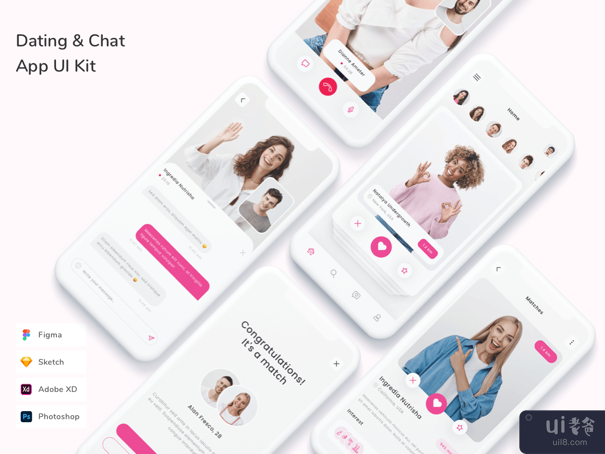 Dating & Chat App UI Kit
