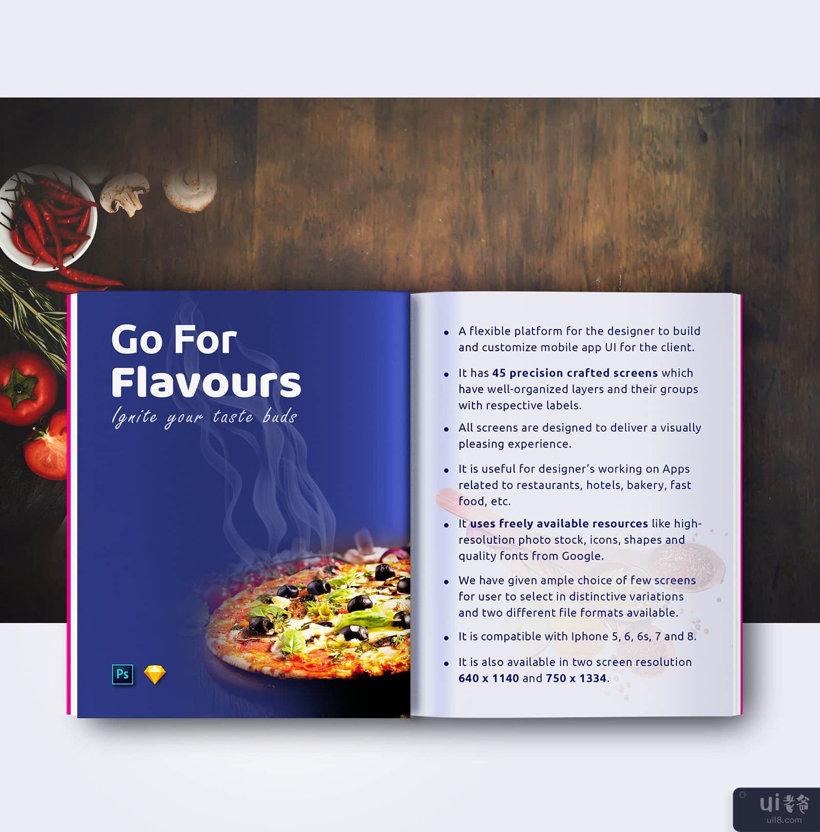 Flavours App餐厅和食品订购(Flavours App Restaurants & Food Ordering)插图1