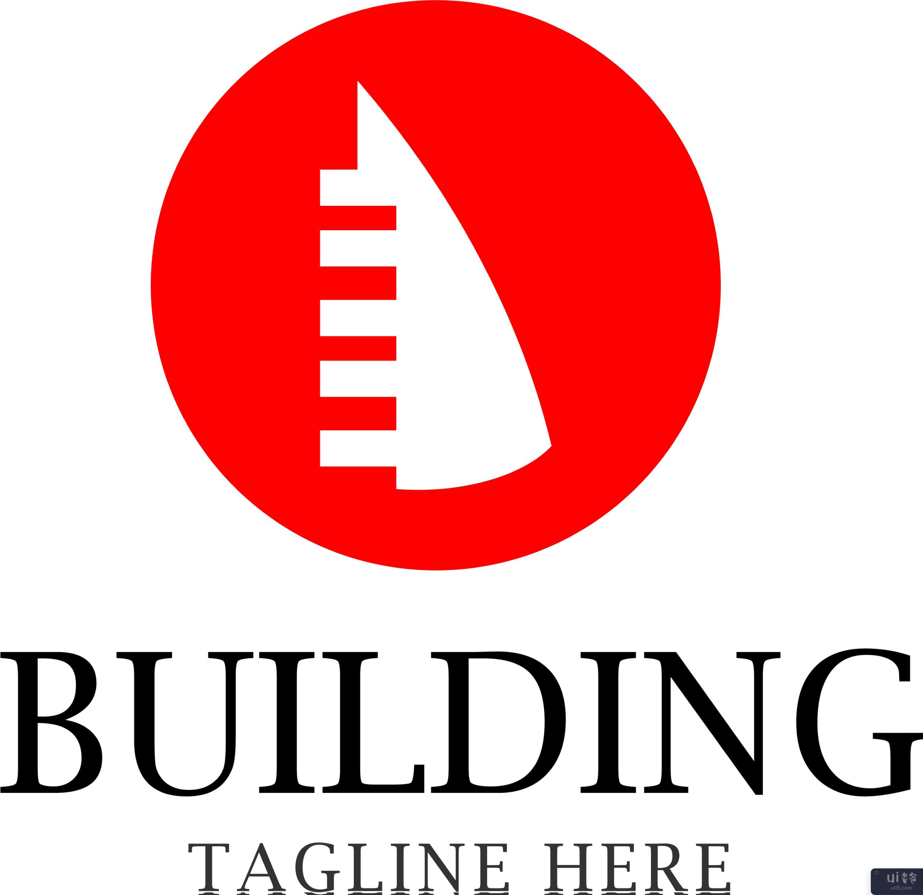 建筑标志模板(Building logo template)插图