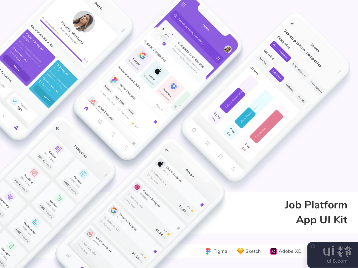 Job Platform App UI Kit