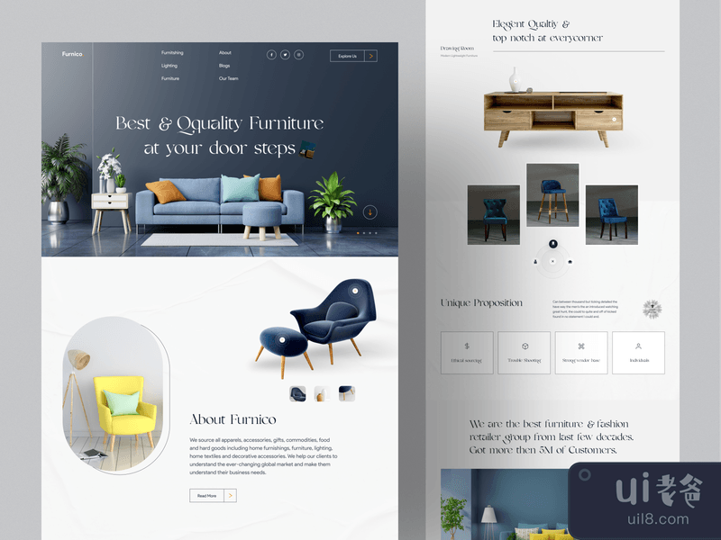 Furniture Ecommerce Web Exploration 🔥🔥