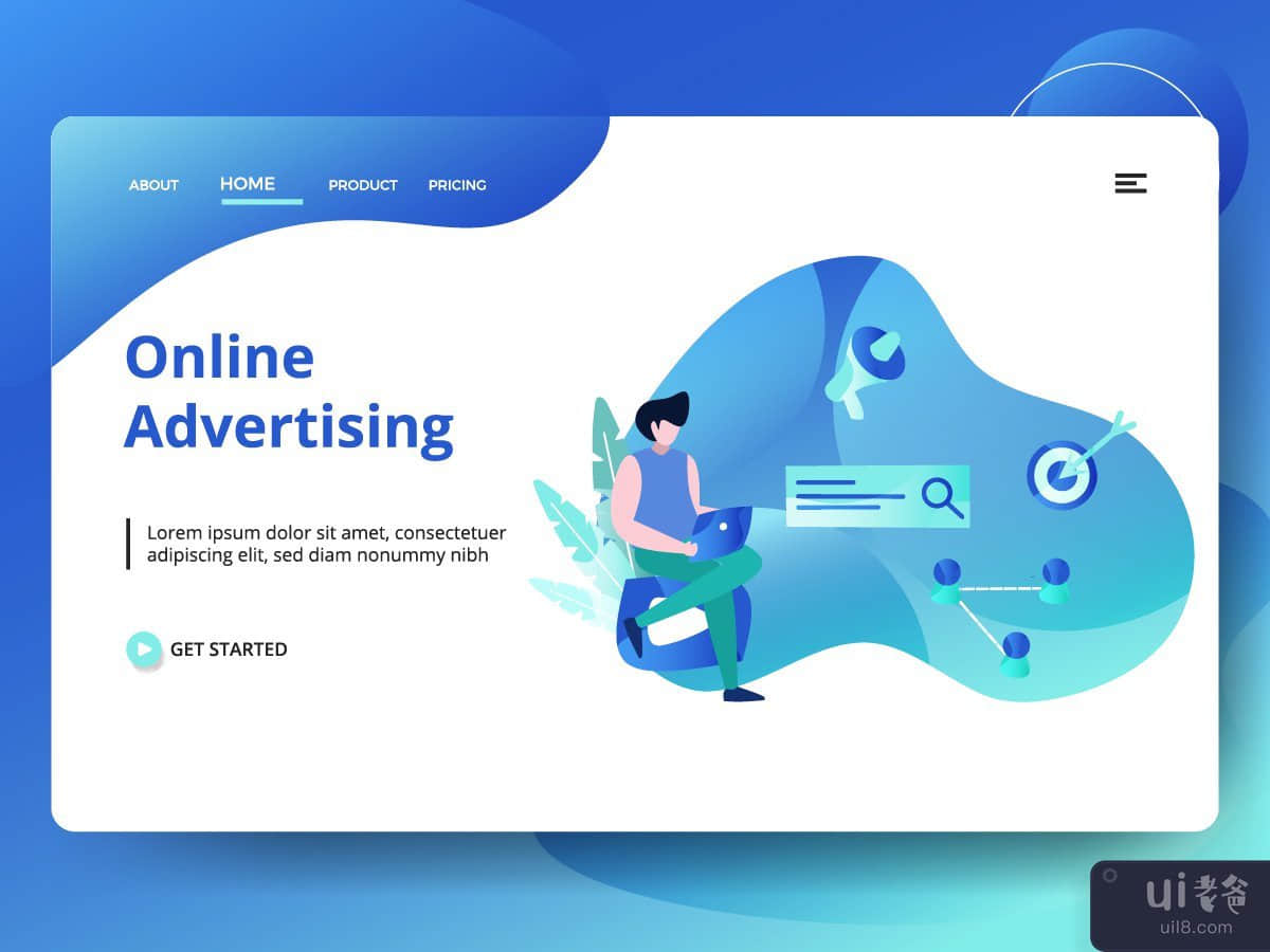 Landing Page Online Advertising