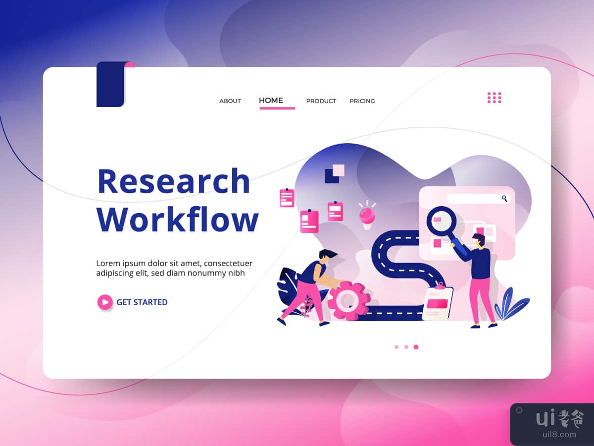 Landing page Research Workflow