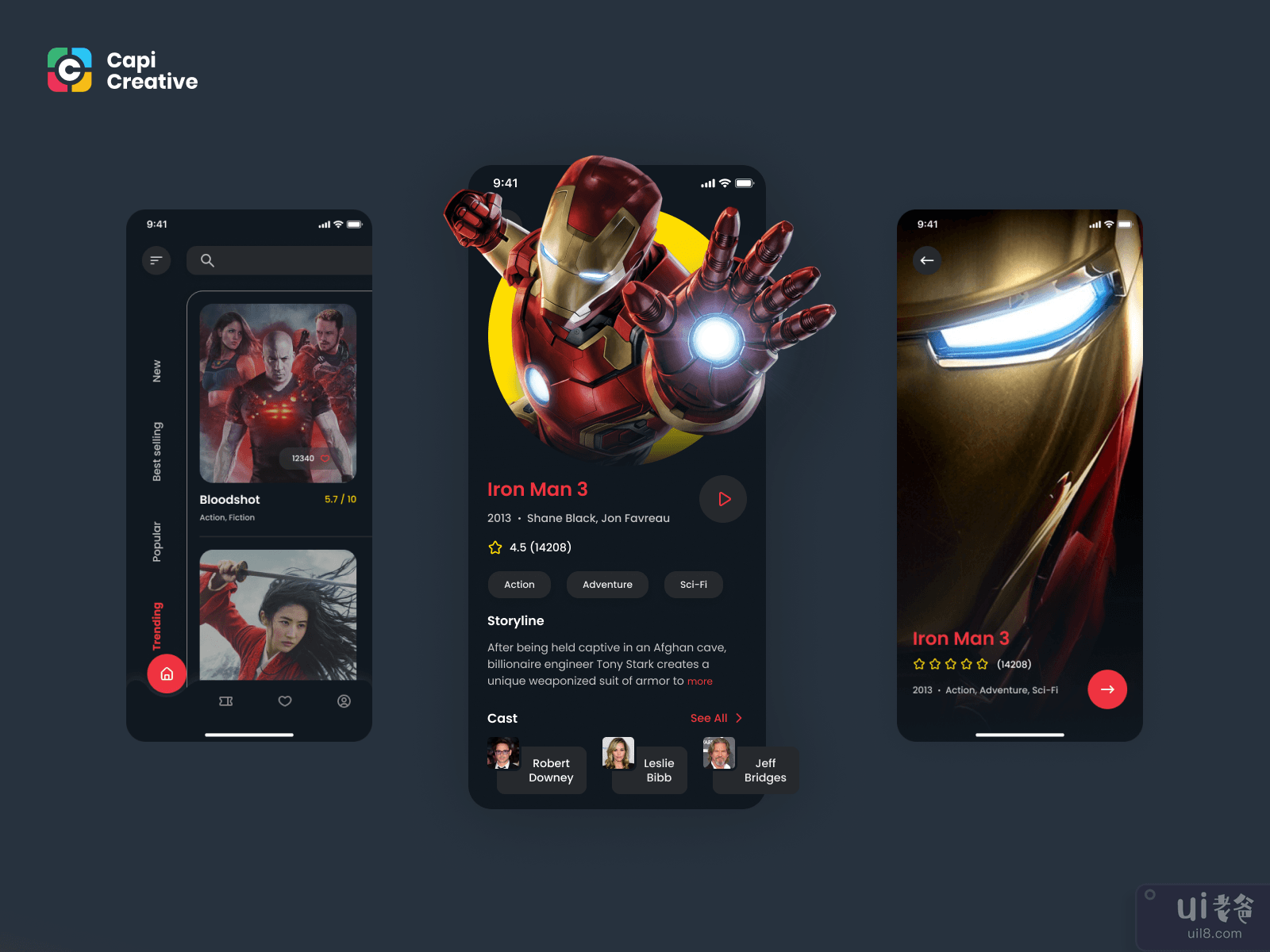 Movie UI Concept