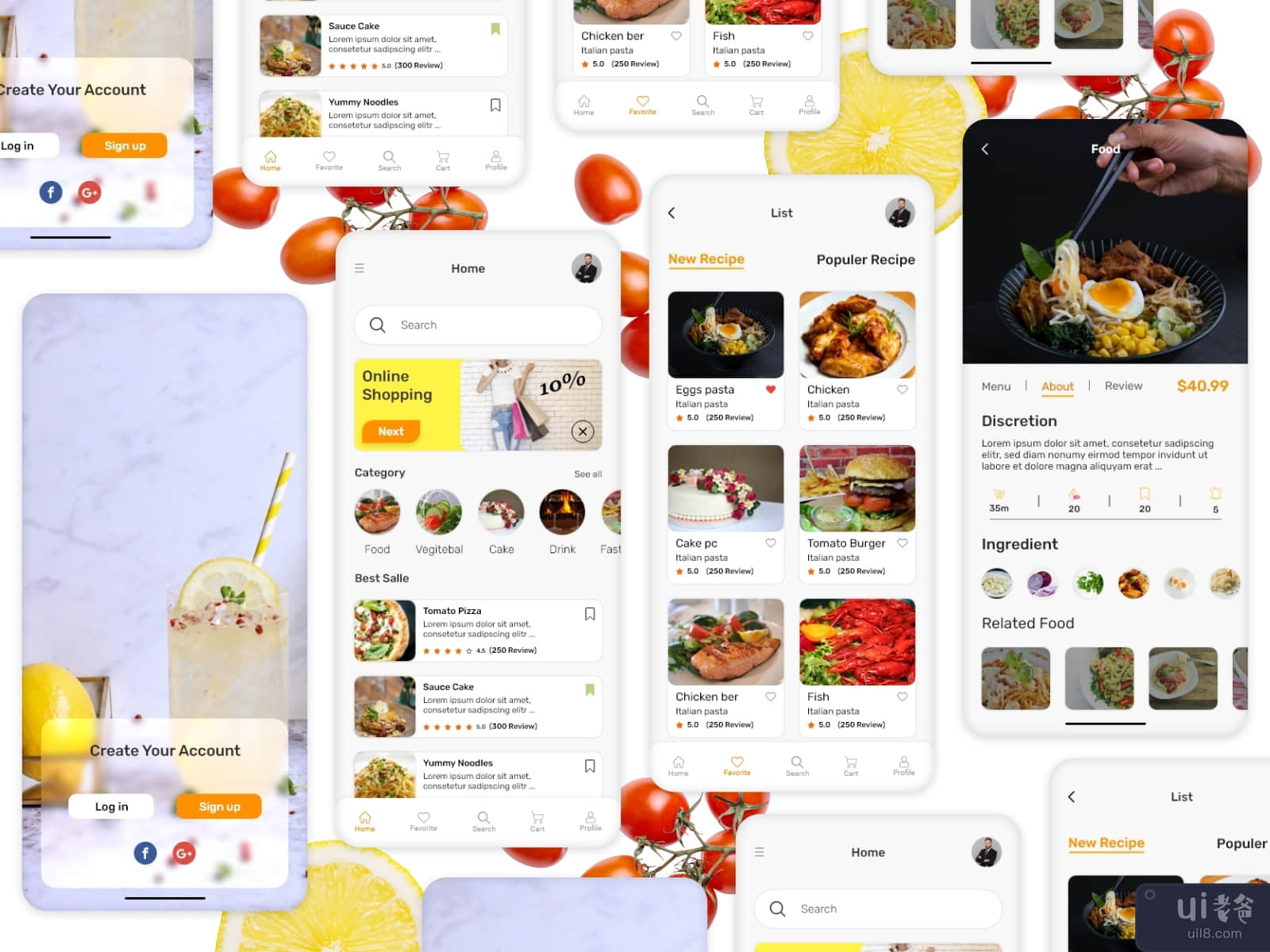 Recipes & Food  Mobile Apps