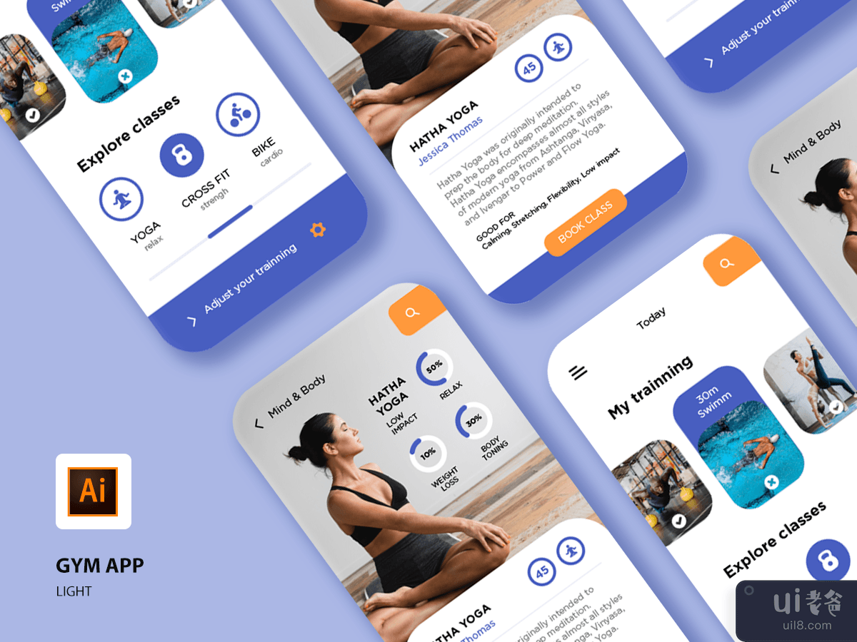 Gym - Apps UI Kit