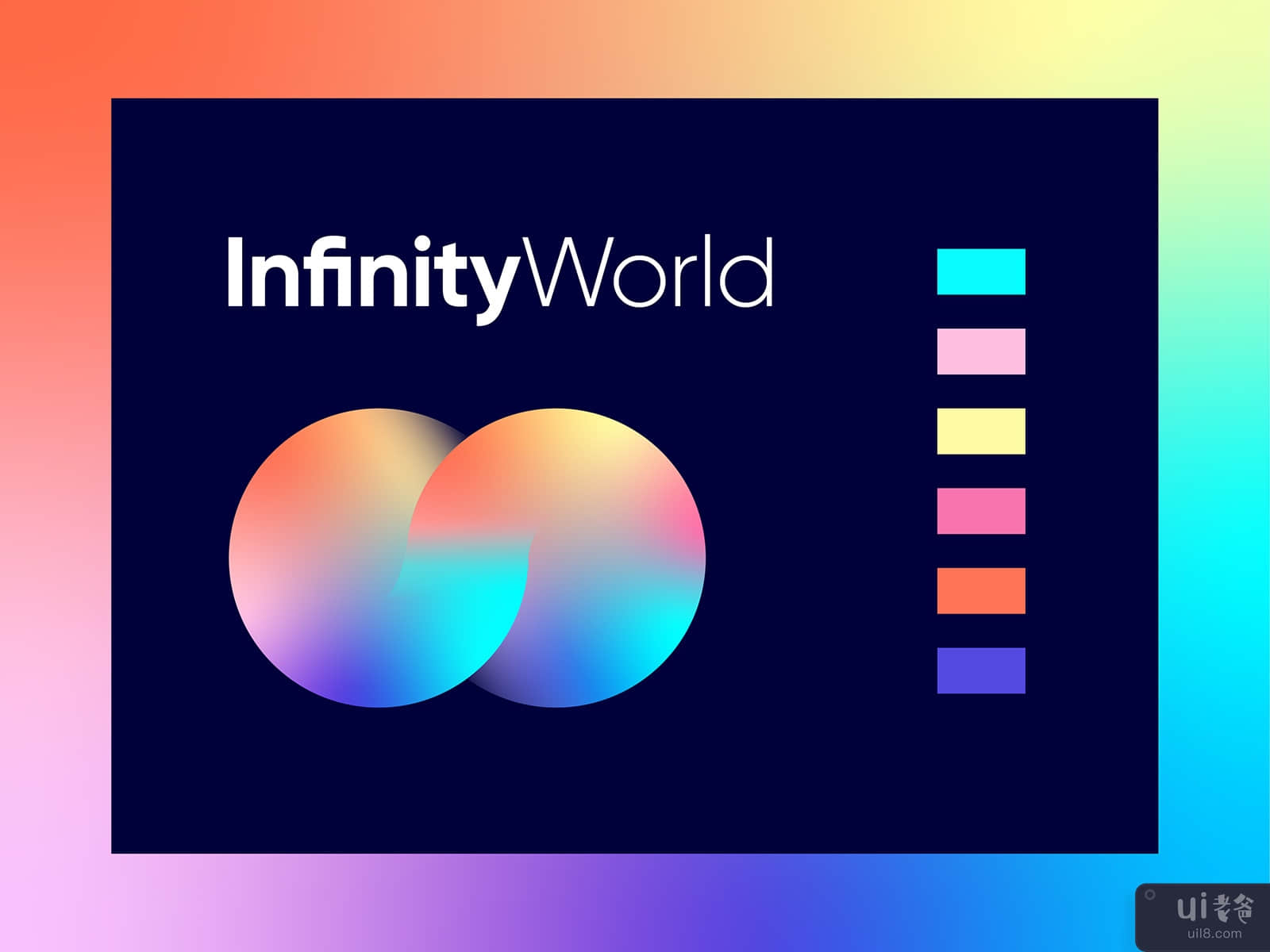 Infinity World Modern Logo