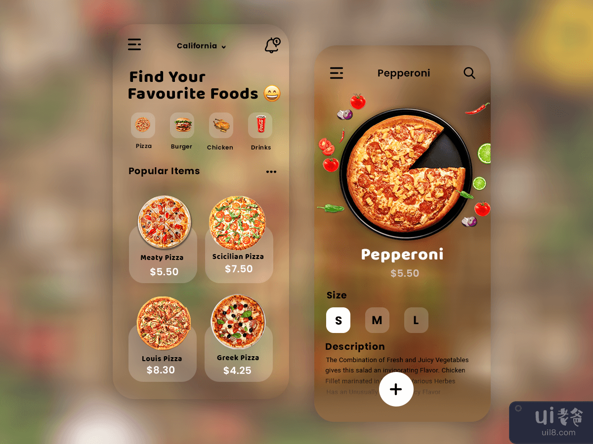 披萨外卖应用程序(Pizza Food Delivery App)插图