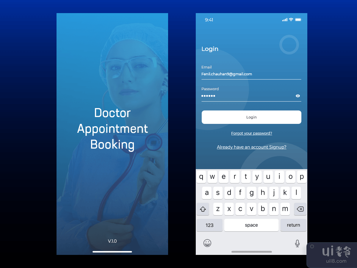 医疗/医生预约应用程序（XD）(Medical / Doctor appointment booking app (XD))插图3