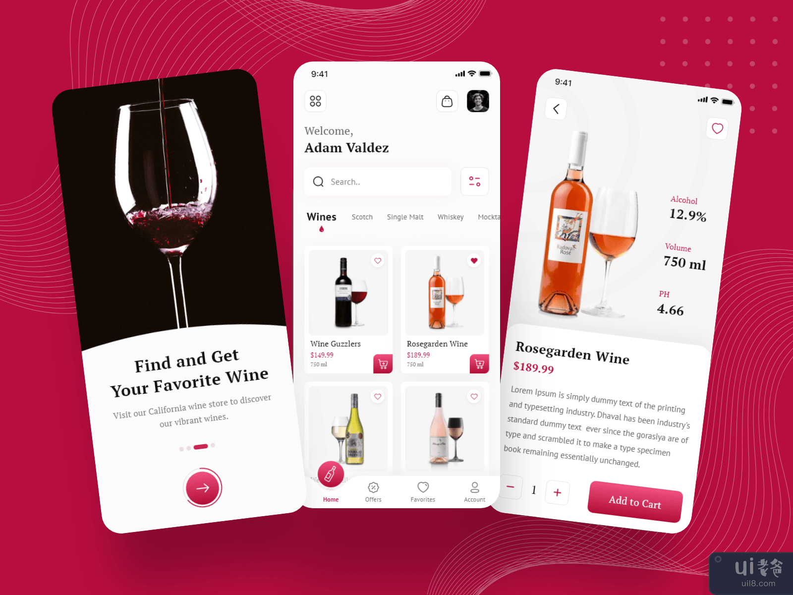 酒 - 移动应用程序(Wine - Mobile App)插图3