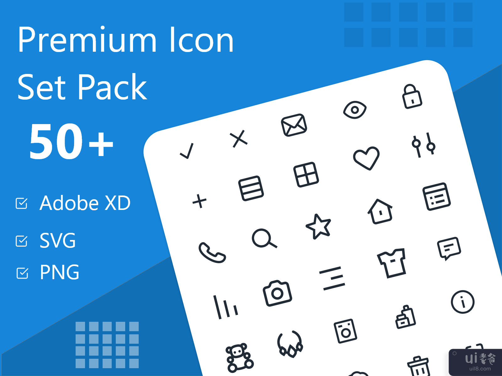 高级图标集包-品牌标志图标集(Premium Icon Set Pack - Brand Logo Icon Set)插图
