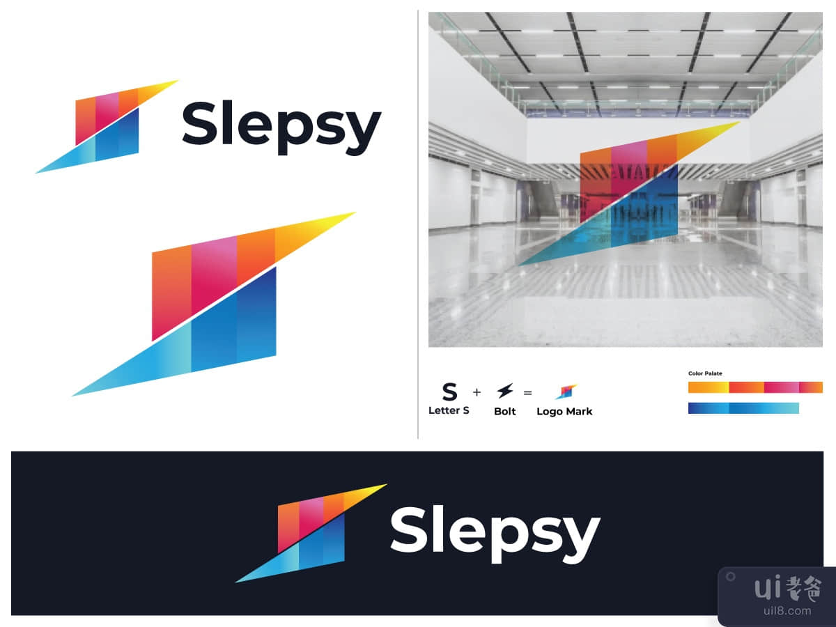 S Letter Slepsy Logo Design