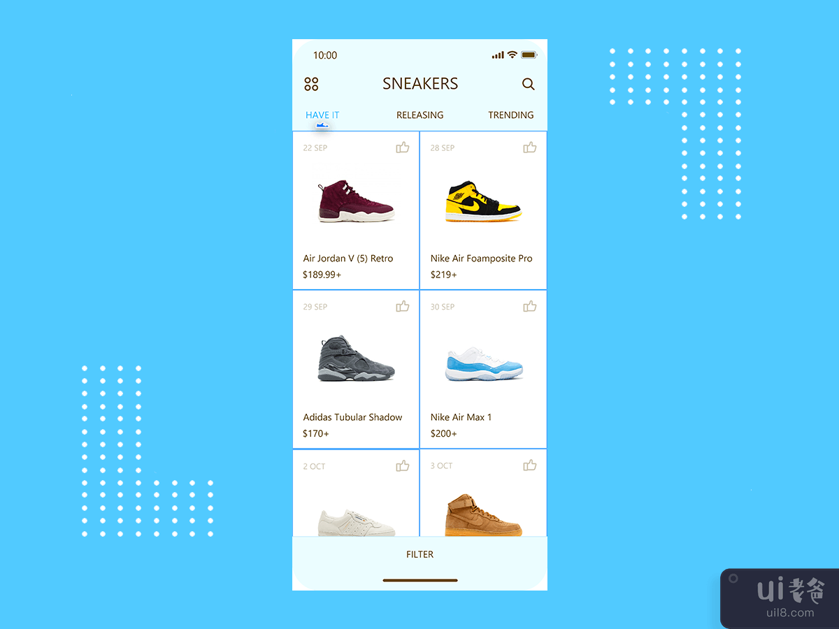 Nike Shoes - Product Page
