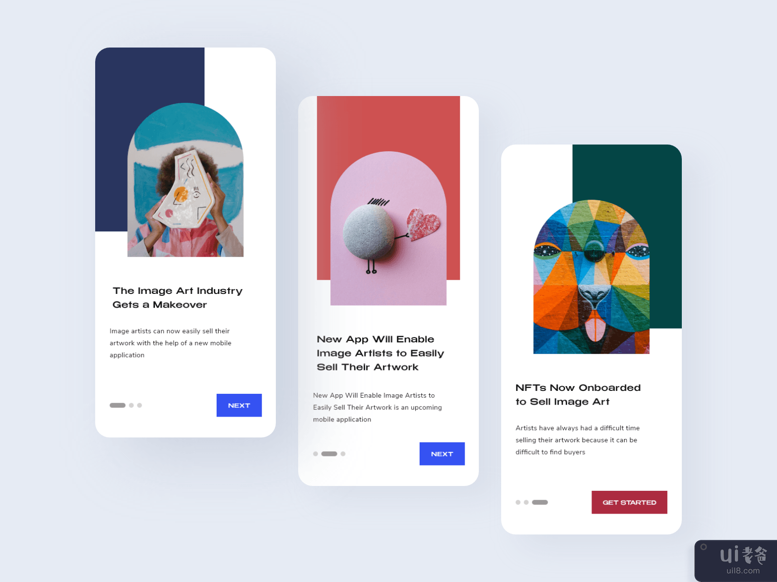 NFT Onboarding Design App