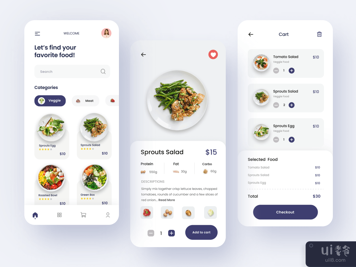 Delivery Food Mobile Apps V.2