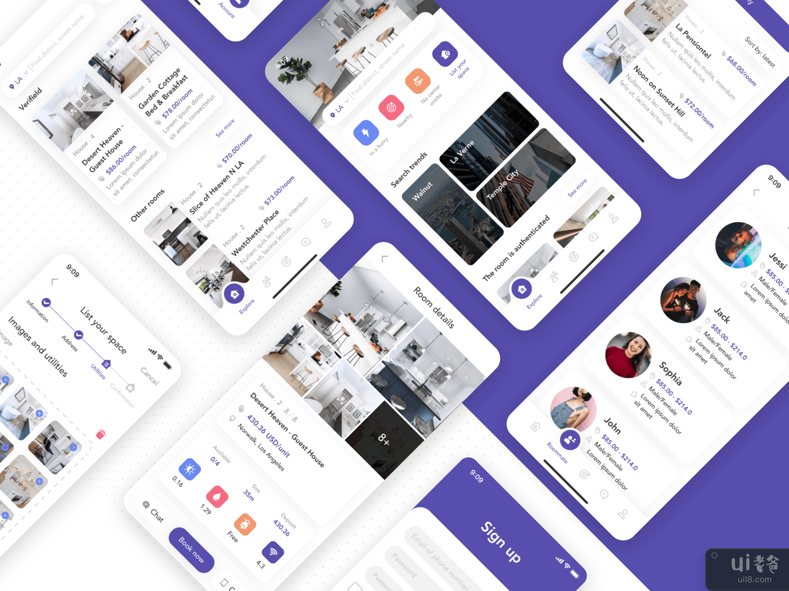 RentHouse - Simply Home Search Mobile App UI KIT #7