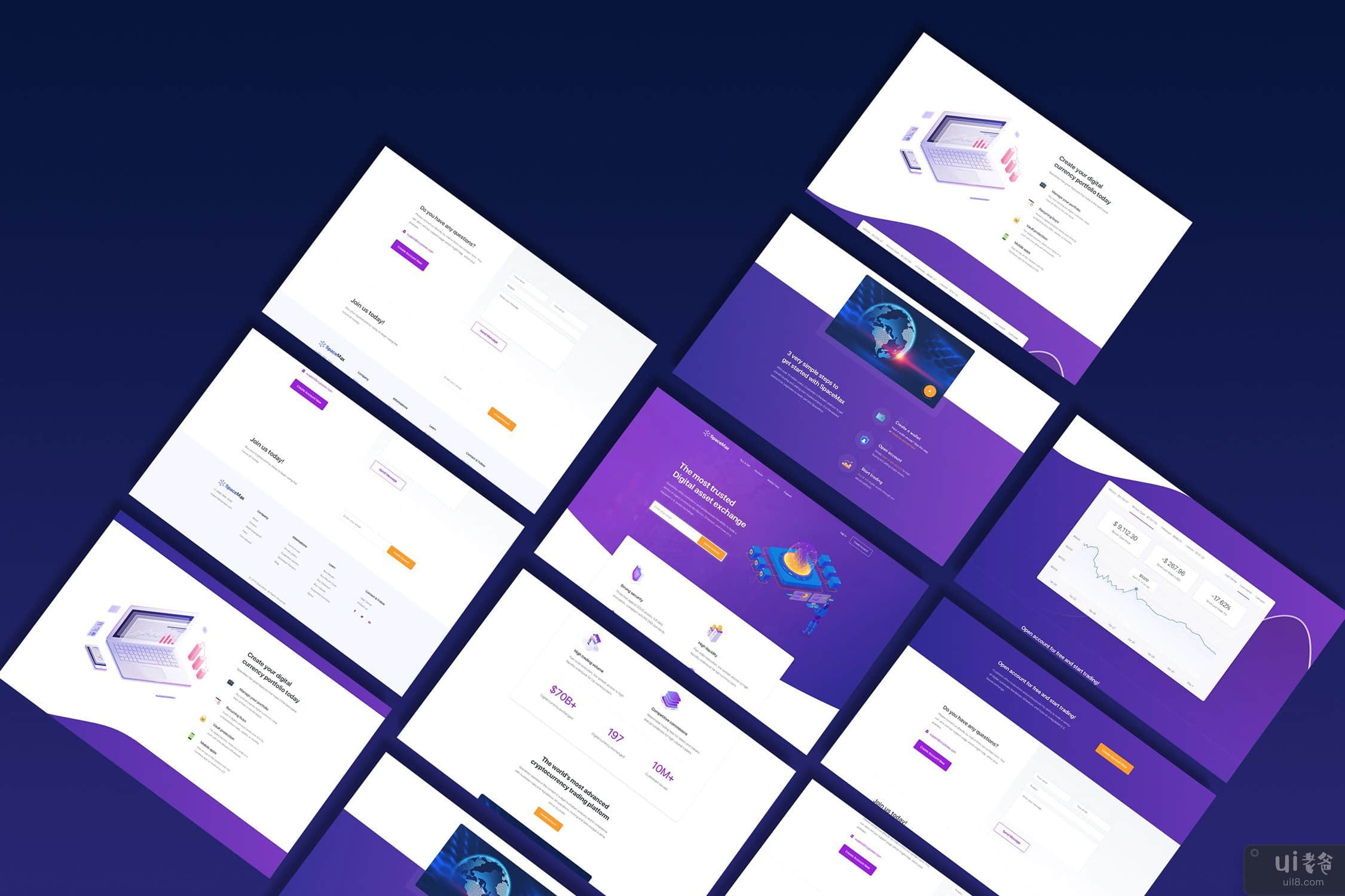 SpaceMax - 多用途 HTML 登陆页面(SpaceMax - Multipurpose HTML Landing page)插图8