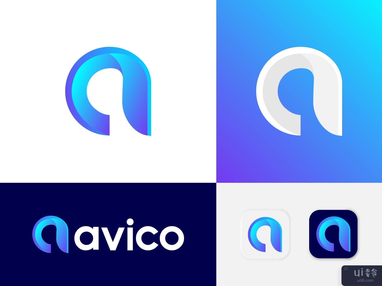 A Letter Logo - Avico Logo Design