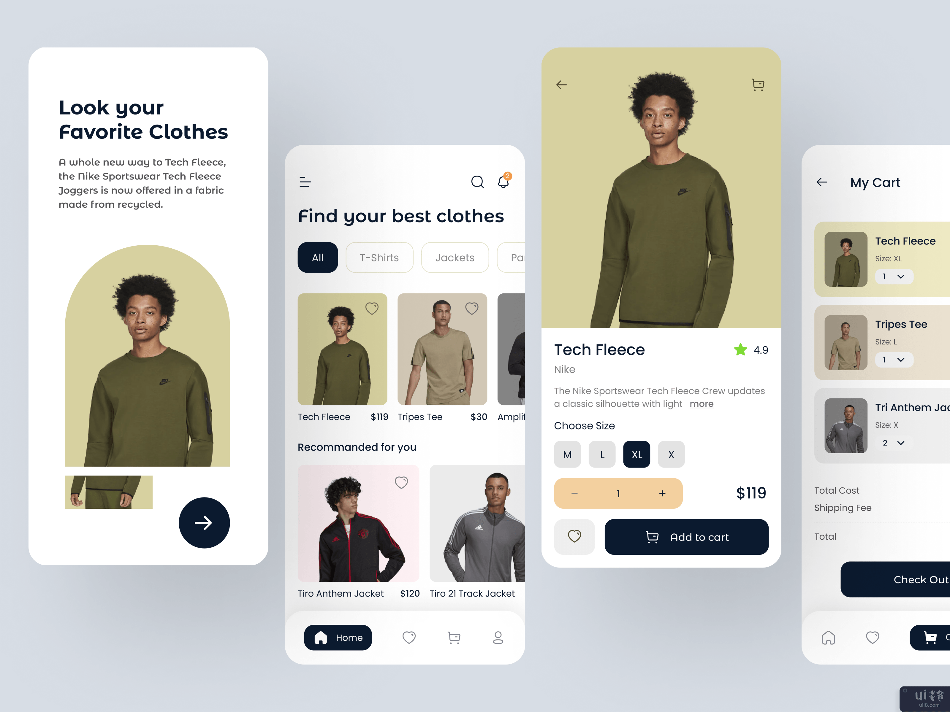 电商服饰手机App(E-commerce Clothes Mobile App)插图