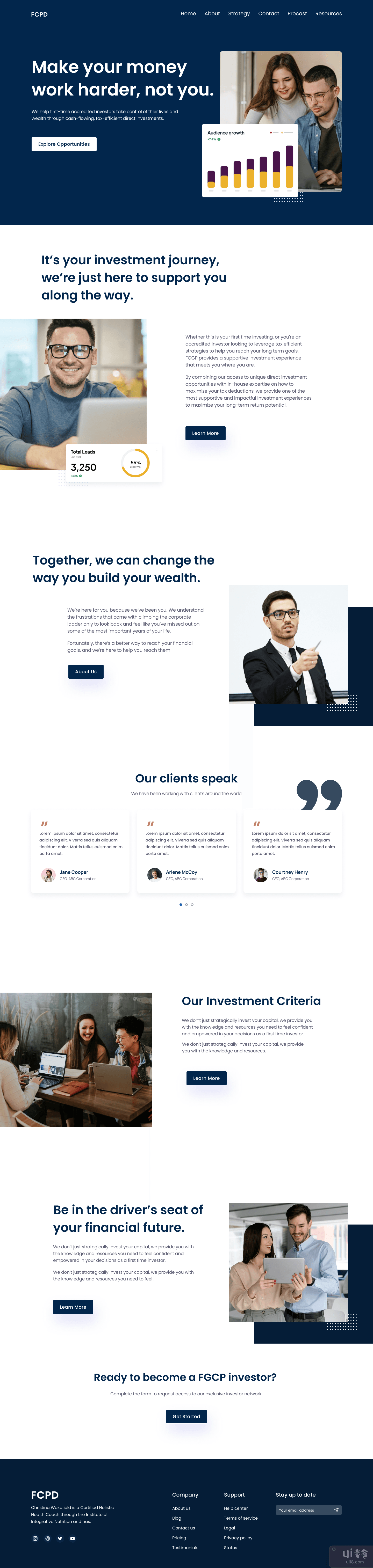 商务代理网站(Business agency web)插图