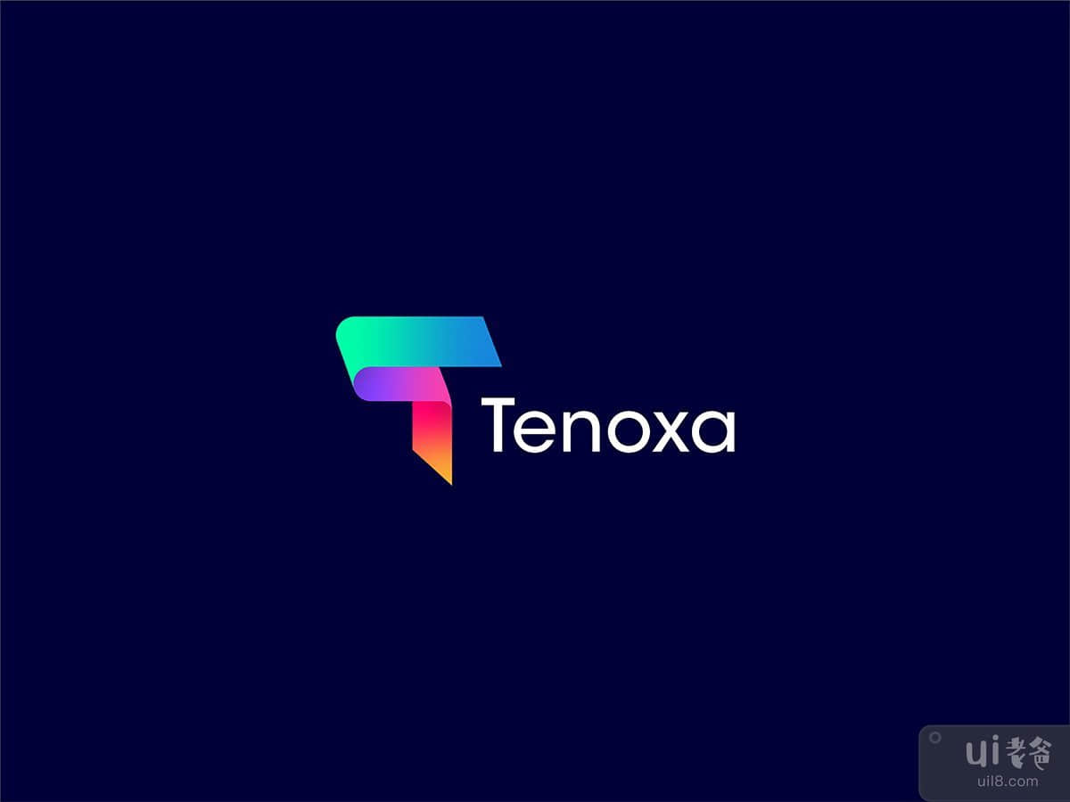 Tenoxa：字母 T 现代标志设计(Tenoxa: Letter T Modern Logo Design)插图