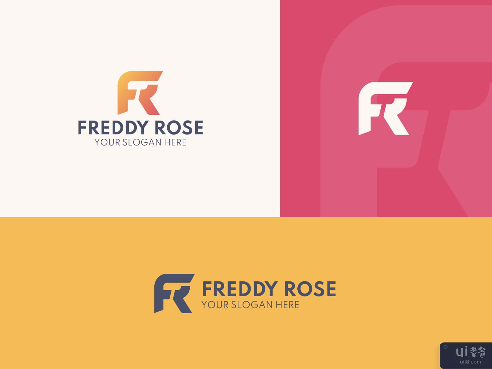 F + R Logo Design