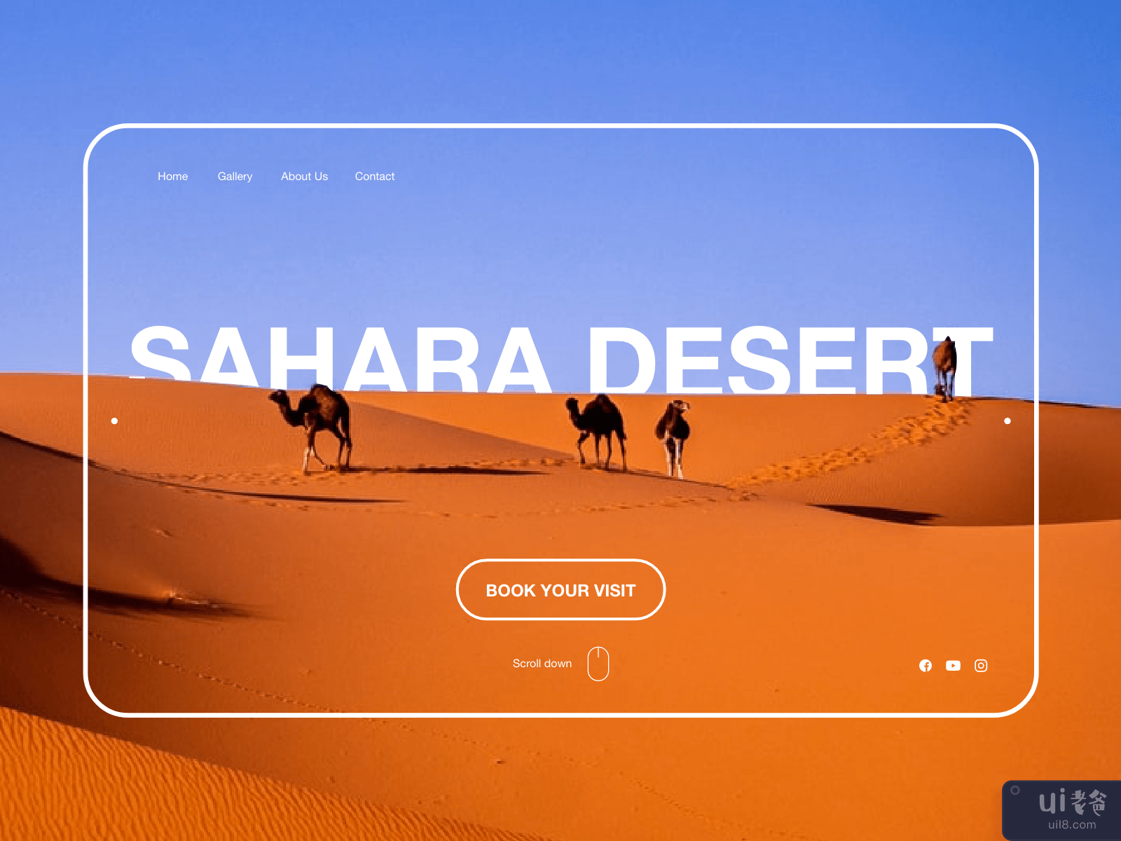 Website Header Sahara Desert