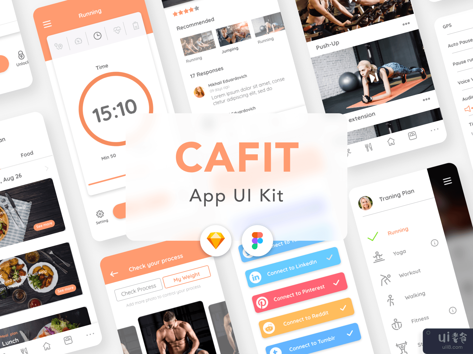 Cafit Workout UI Kit #8