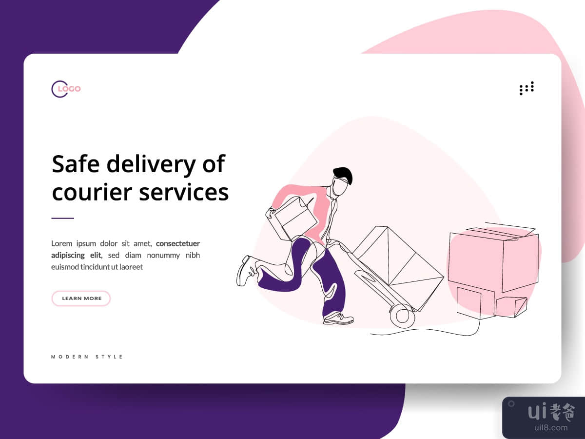 Safe delivery of courier services