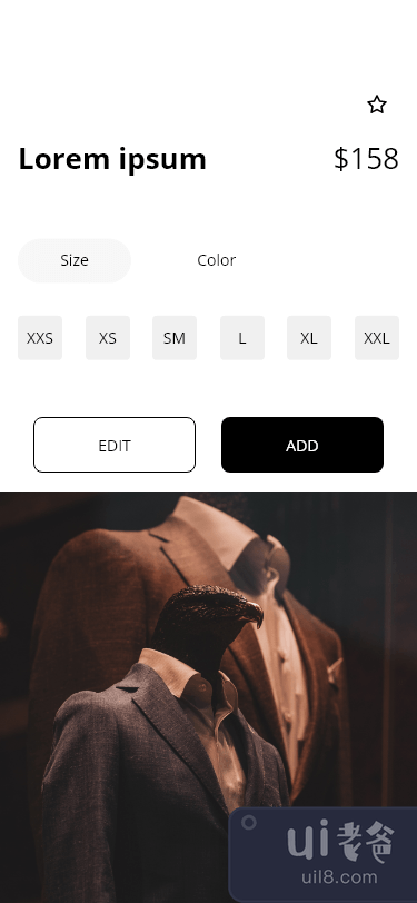 服装店应用概念(Cloth Store App Concept)插图