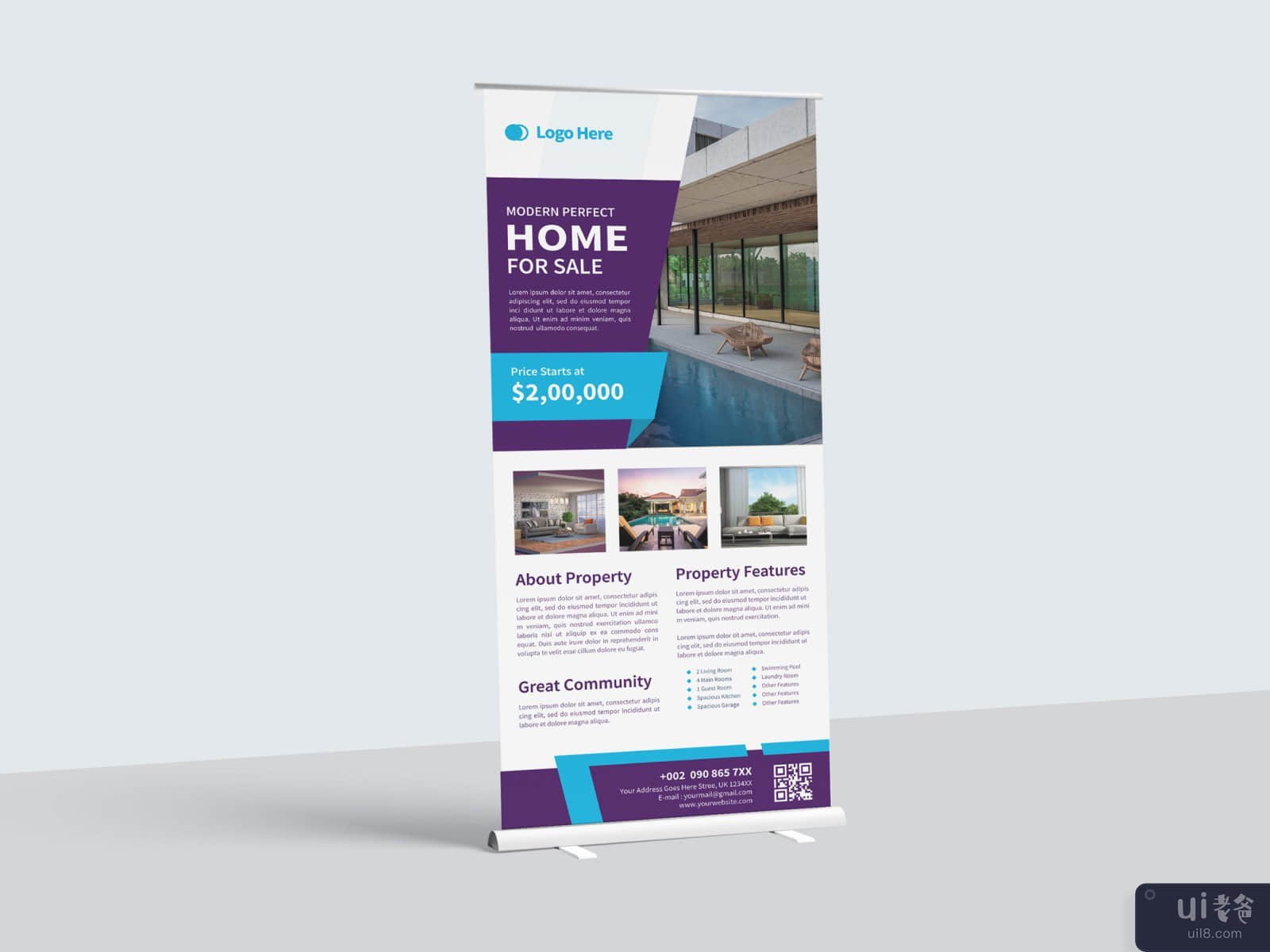 Modern Perfect Roll Up Banner