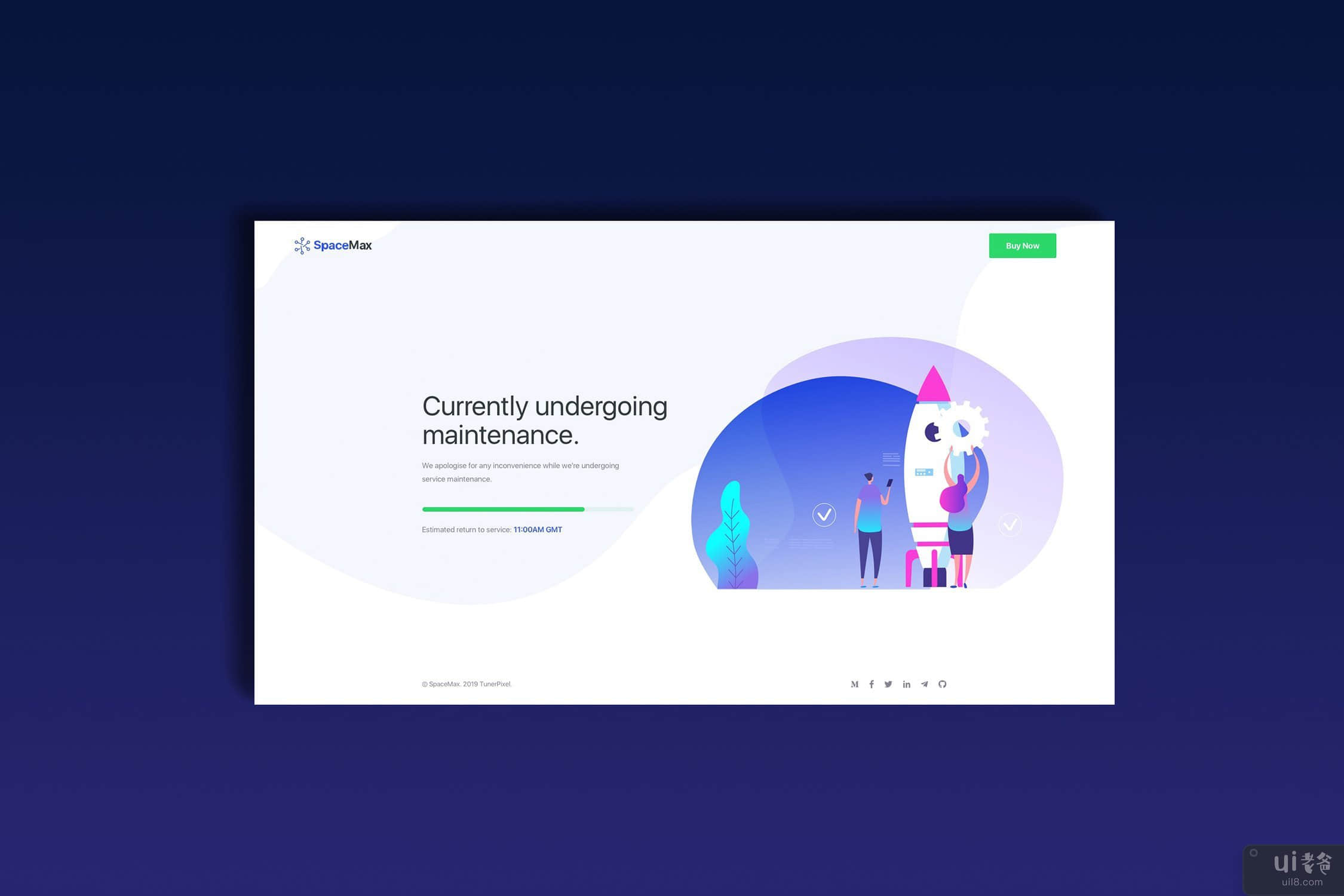 SpaceMax - 多用途 HTML 登陆页面(SpaceMax - Multipurpose HTML Landing page)插图2