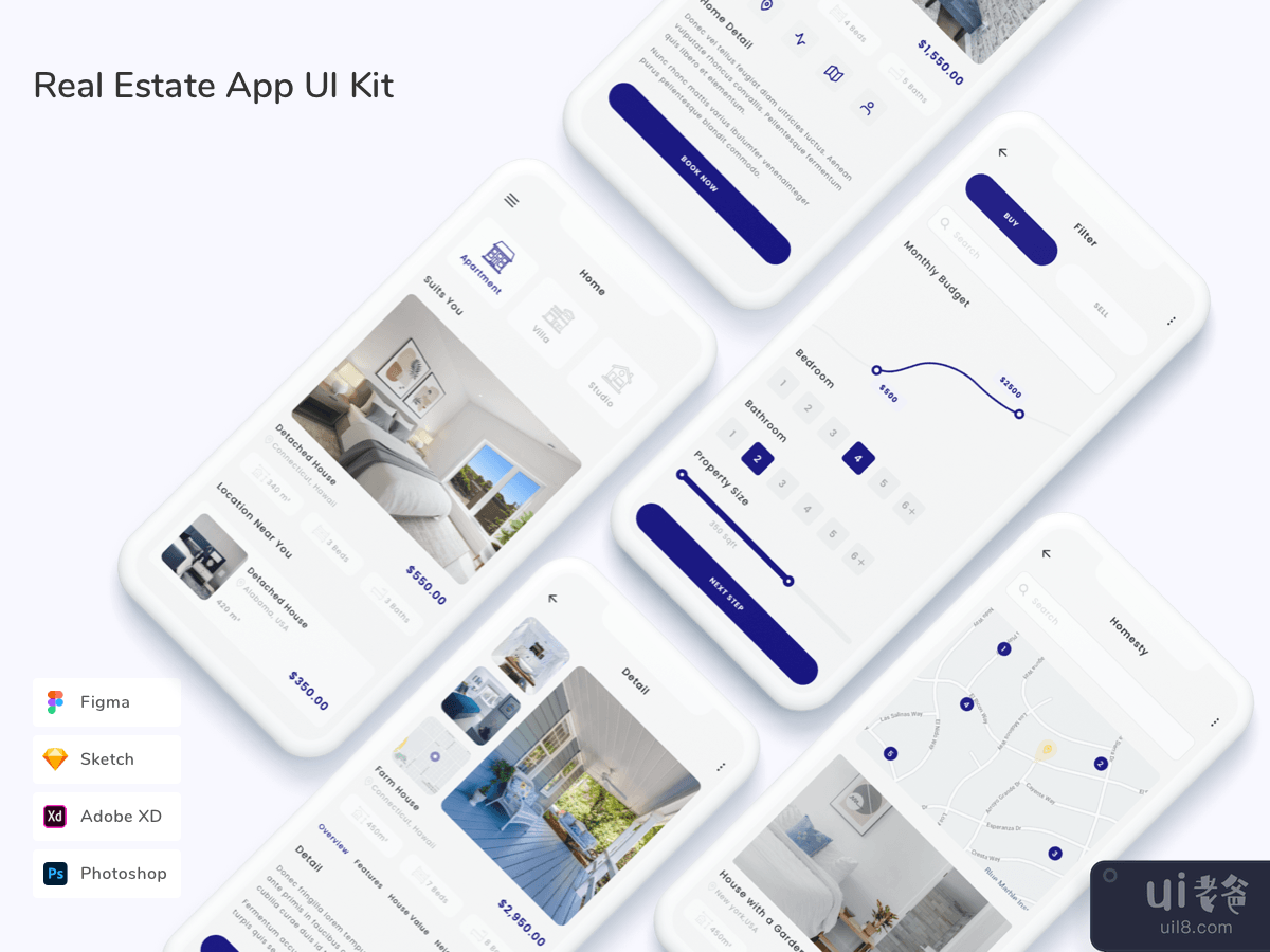 Real Estate App UI Kit