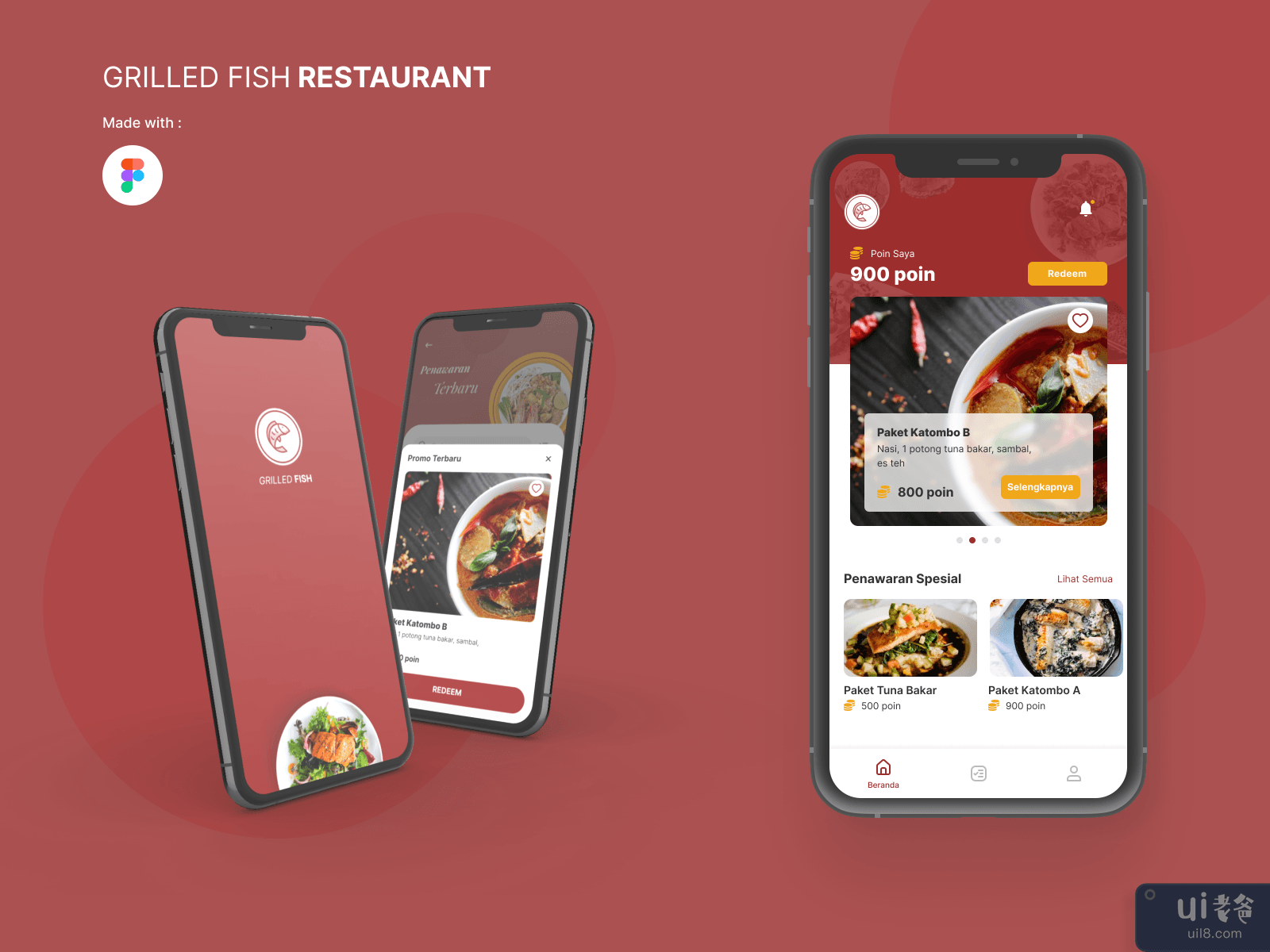 Food Member Concept - Mobile App