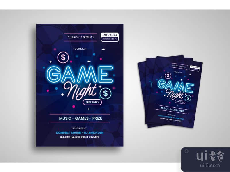 Flyer Template Game Night